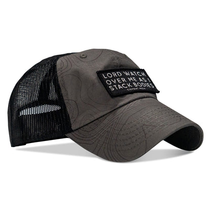 Lord Watch Over Me As I Stack Bodies Patch Tactical Ripstop Mesh Snapback Hat