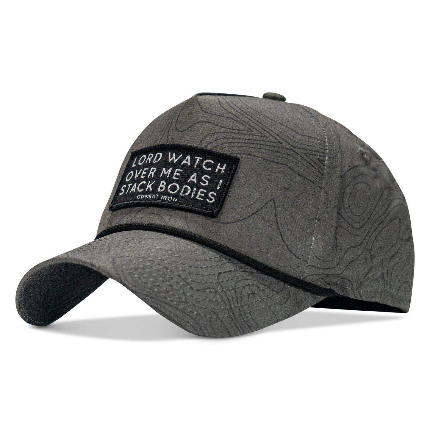 Lord Watch Over Me As I Stack Bodies Patch Waterproof Weekender Snapback