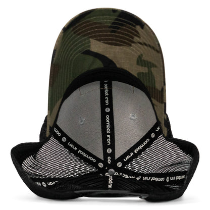 Lord Watch Over Me As I Stack Bodies Tan Patch Snapback Hat