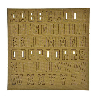 Alphabet Letters Patch Pack - CORDURA