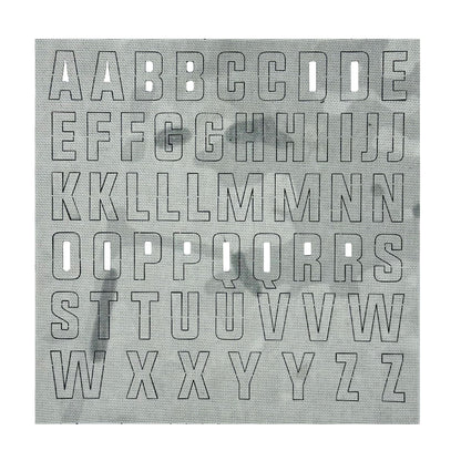 Alphabet Letters Patch Pack - CORDURA