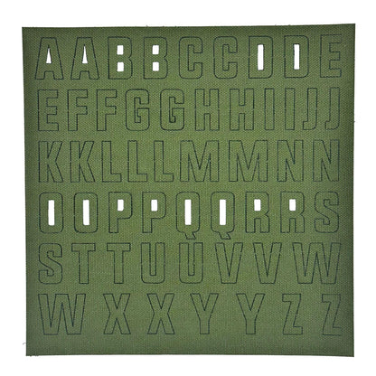 Alphabet Letters Patch Pack - CORDURA