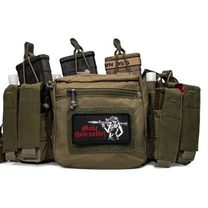 Make Them Suffer Embroidered Velcro Patch