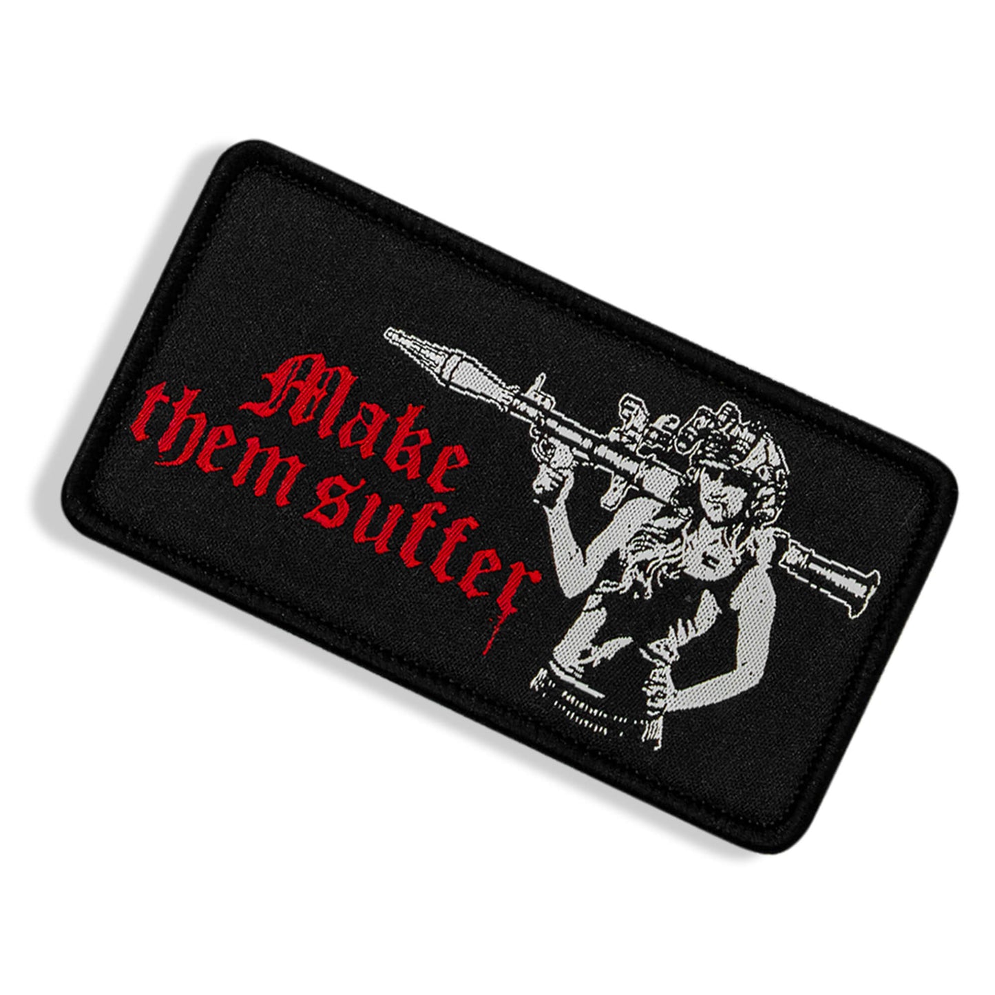 Make Them Suffer Embroidered Velcro Patch