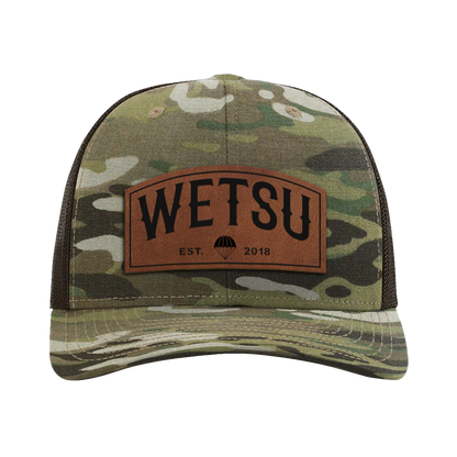 Wetsu Badge Leather Patch Tactical Snapback