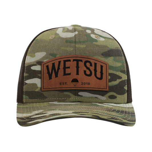 Wetsu Badge Leather Patch Tactical Snapback