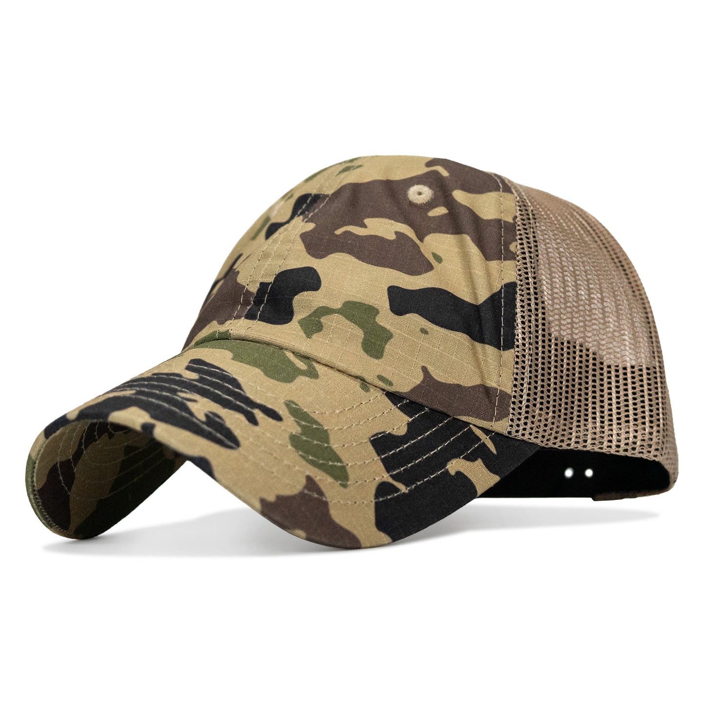 Ripstop Low Pro No Patch Mesh Snapback Hat