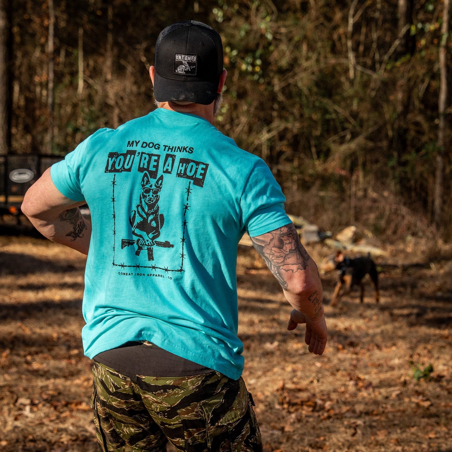 My Dog Thinks You're A Hoe Men's T-Shirt