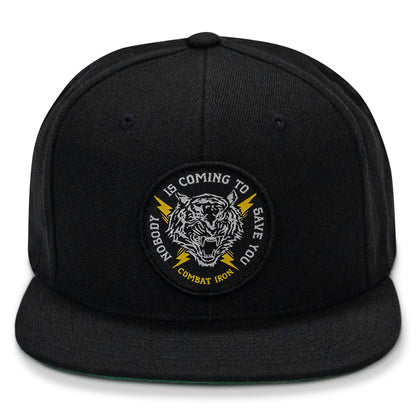 Nobody Is Coming To Save You FlatBill SnapBack Hat