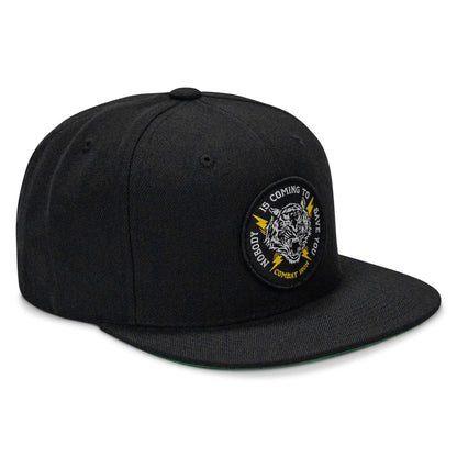 Nobody Is Coming To Save You FlatBill SnapBack Hat
