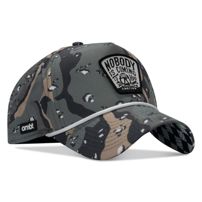 Nobody Is Coming To Save You Skull Patch Waterproof Weekender Snapback