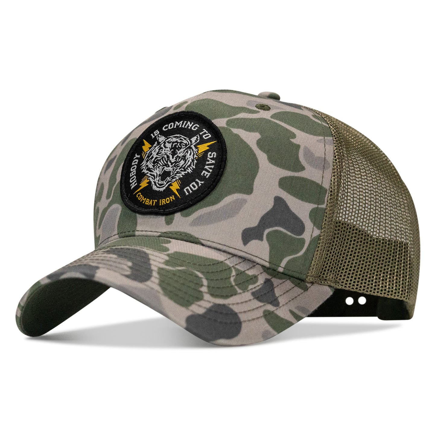 Nobody Is Coming To Save You Patch Snapback Hat
