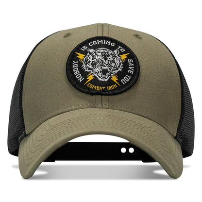 Nobody Is Coming To Save You Patch Snapback Hat