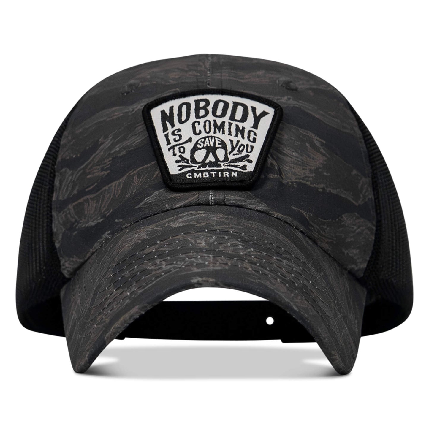 Nobody Is Coming To Save You Skull Patch RipStop Low Pro Operator Hat