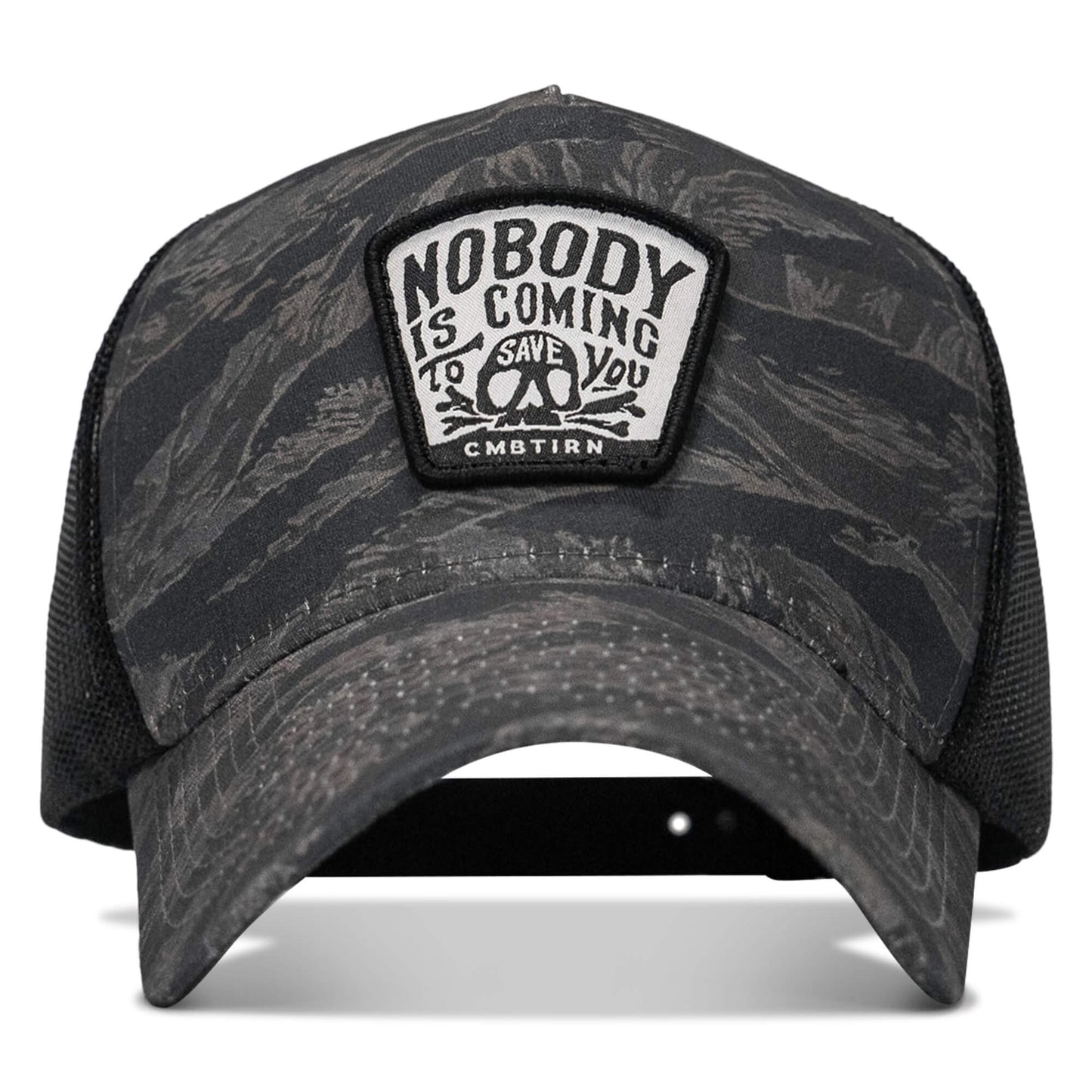 Nobody Is Coming To Save You Skull Patch Five Panel Breacher Snapback Hat