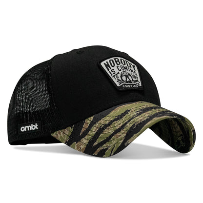 Nobody Is Coming To Save You Skull Patch Original Ripstop Snapback Hat