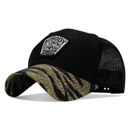 Nobody Is Coming To Save You Skull Patch Original Ripstop Snapback Hat