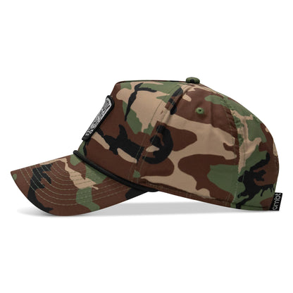 Nobody Is Coming To Save You Skull Patch Waterproof Weekender Snapback