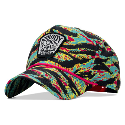 Nobody Is Coming To Save You Skull Patch Waterproof Weekender Snapback