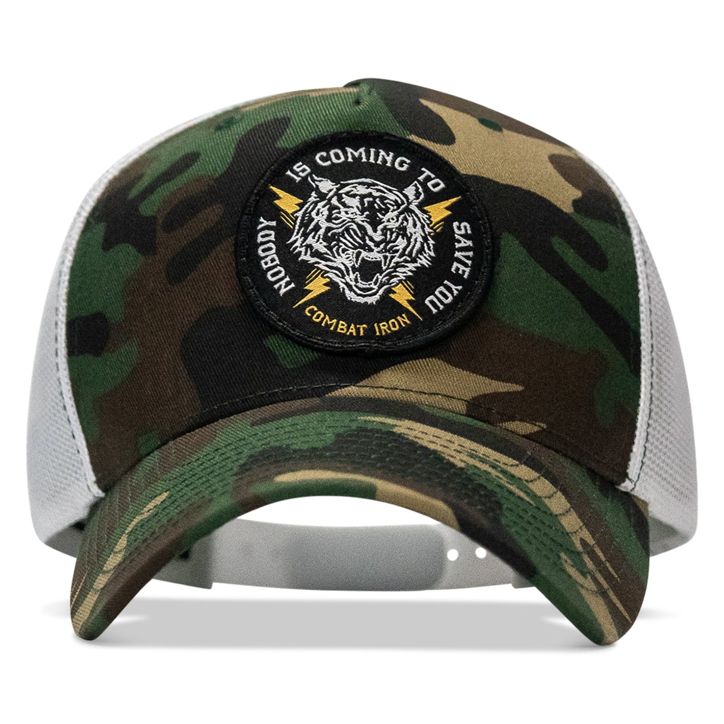 Nobody Is Coming To Save You Patch Snapback Hat