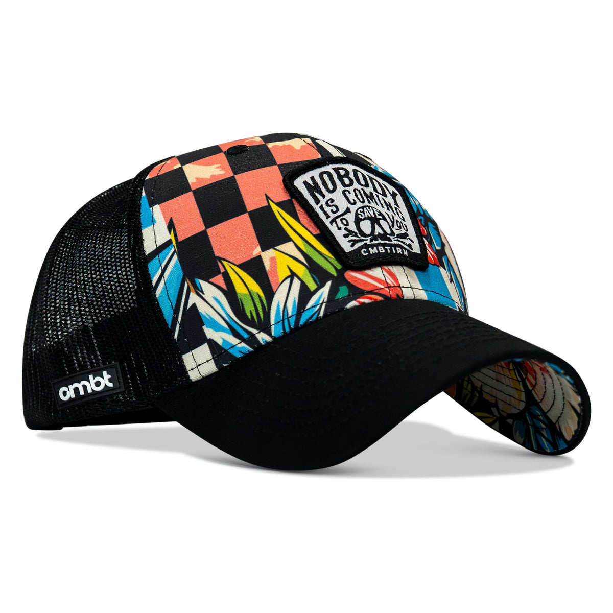 Nobody Is Coming To Save You Skull Patch Original Ripstop Snapback Hat