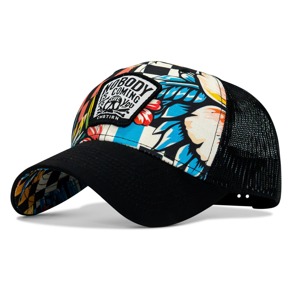 Nobody Is Coming To Save You Skull Patch Original Ripstop Snapback Hat