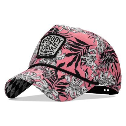 Nobody Is Coming To Save You Skull Patch Waterproof Weekender Snapback