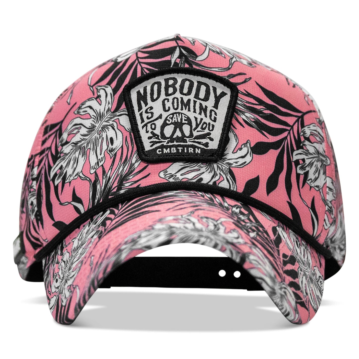 Nobody Is Coming To Save You Skull Patch Waterproof Weekender Snapback