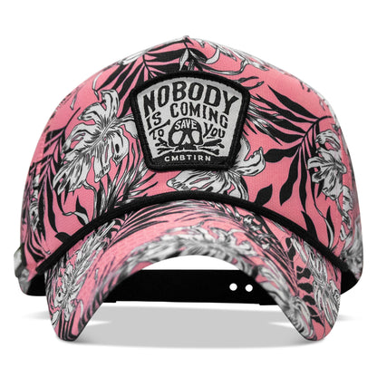 Nobody Is Coming To Save You Skull Patch Waterproof Weekender Snapback