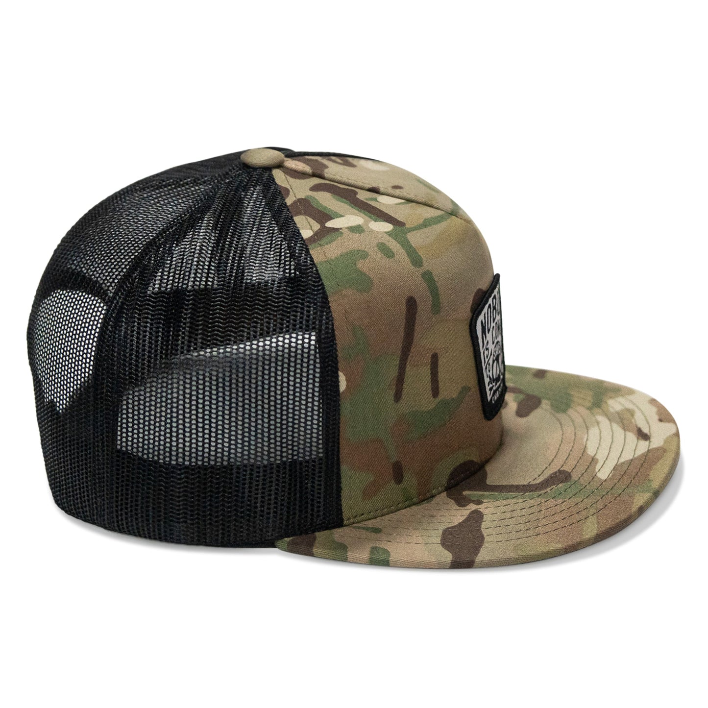Nobody Is Coming To Save You Patch Flatbill Snapback Hat