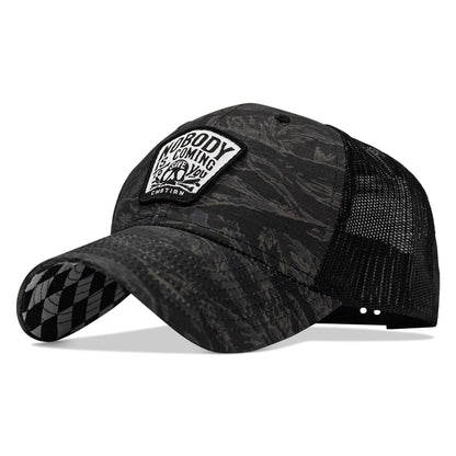 Nobody Is Coming To Save You Skull Patch Original Ripstop Snapback Hat