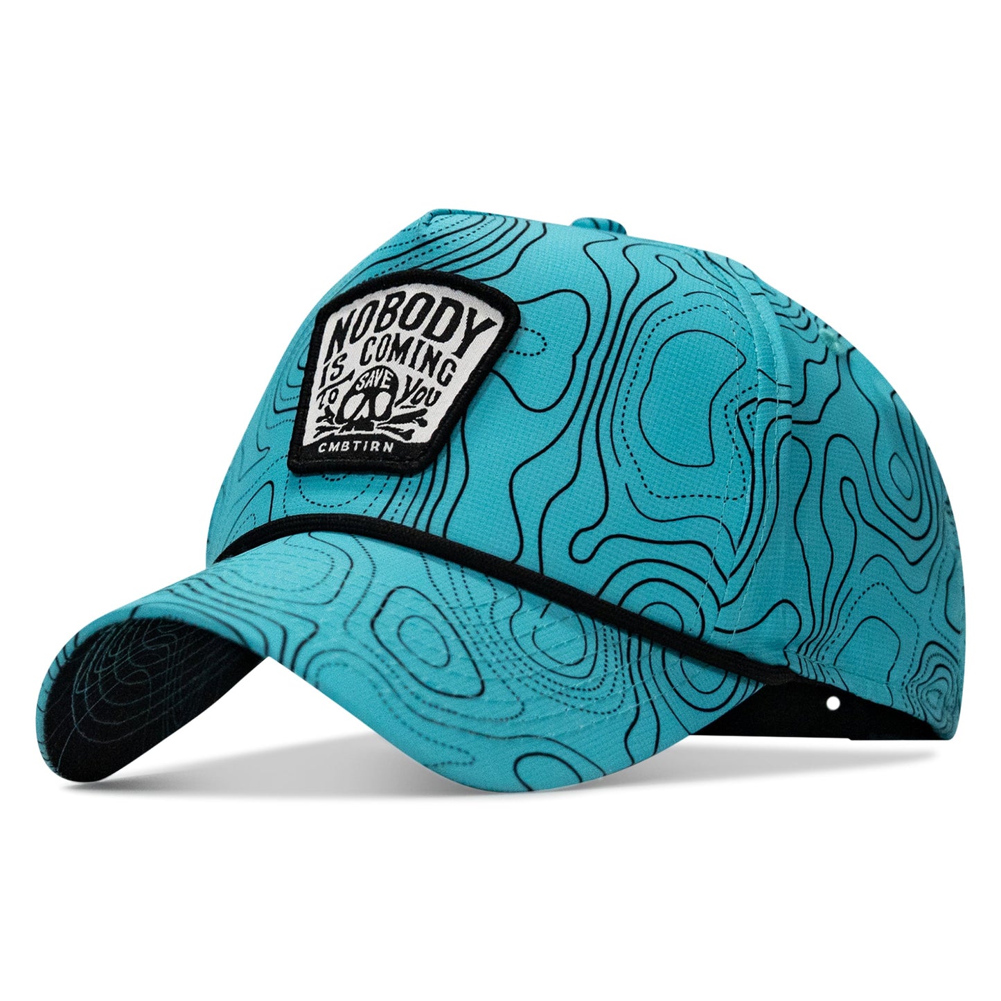 Nobody Is Coming To Save You Skull Patch Waterproof Weekender Snapback