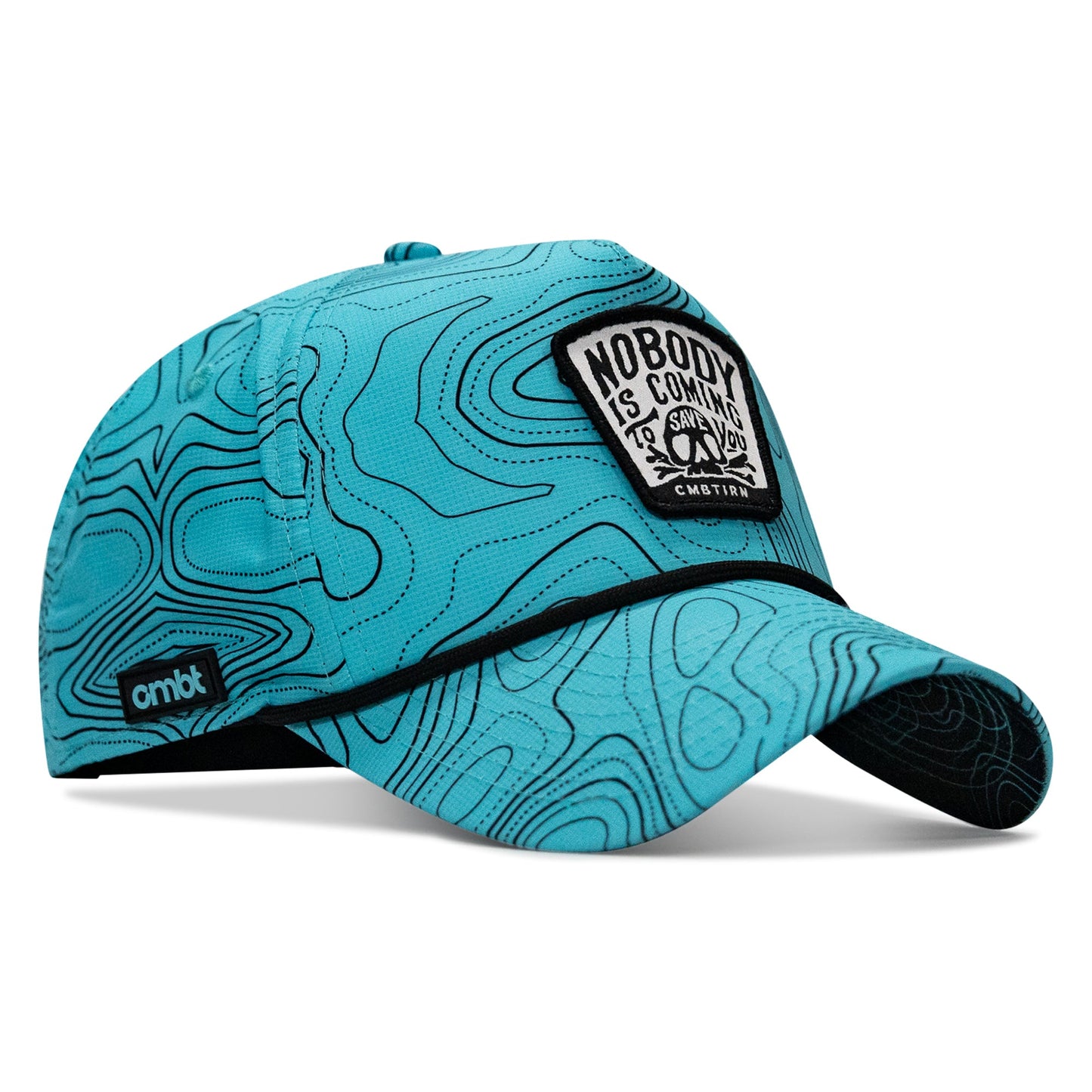 Nobody Is Coming To Save You Skull Patch Waterproof Weekender Snapback