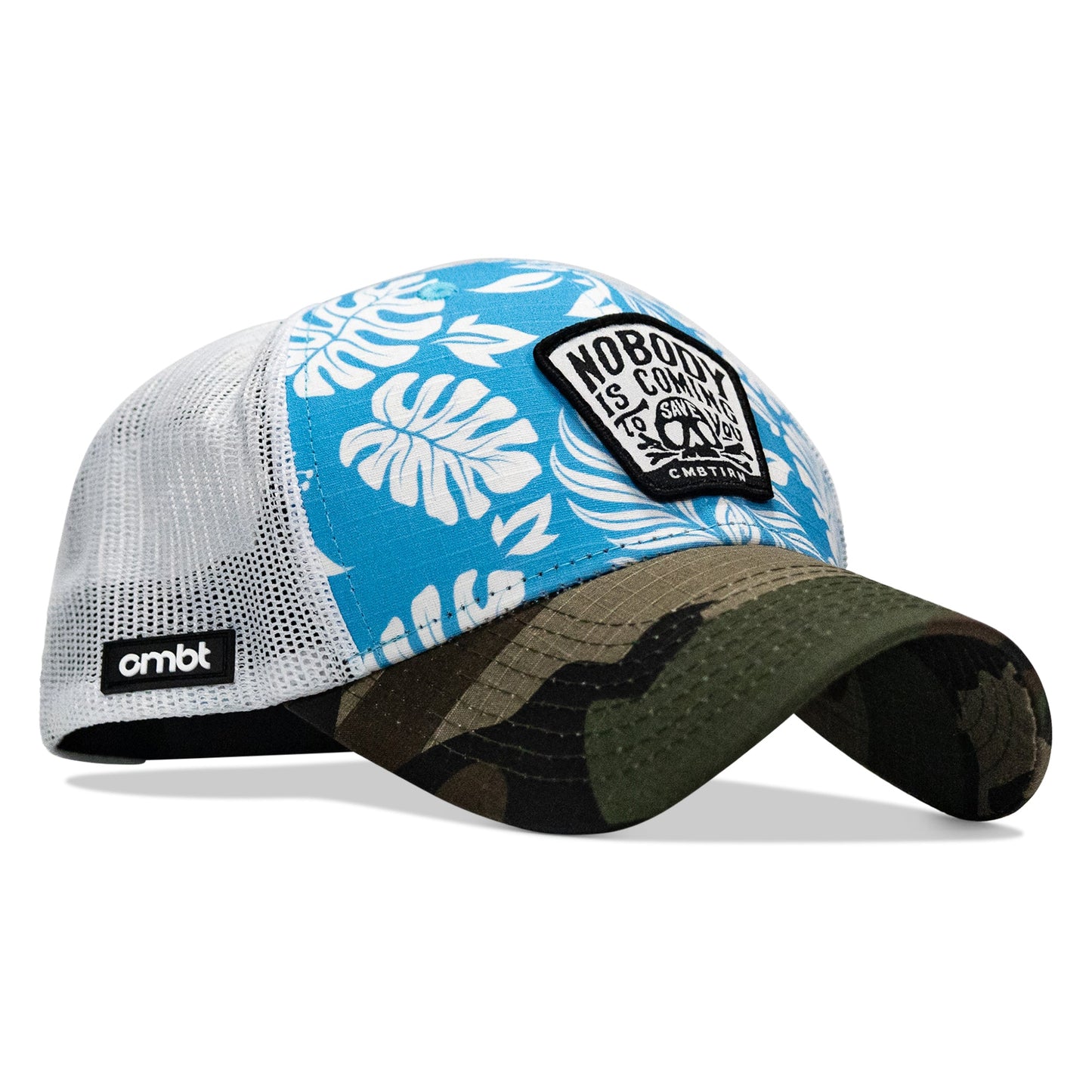 Nobody Is Coming To Save You Skull Patch Original Ripstop Snapback Hat