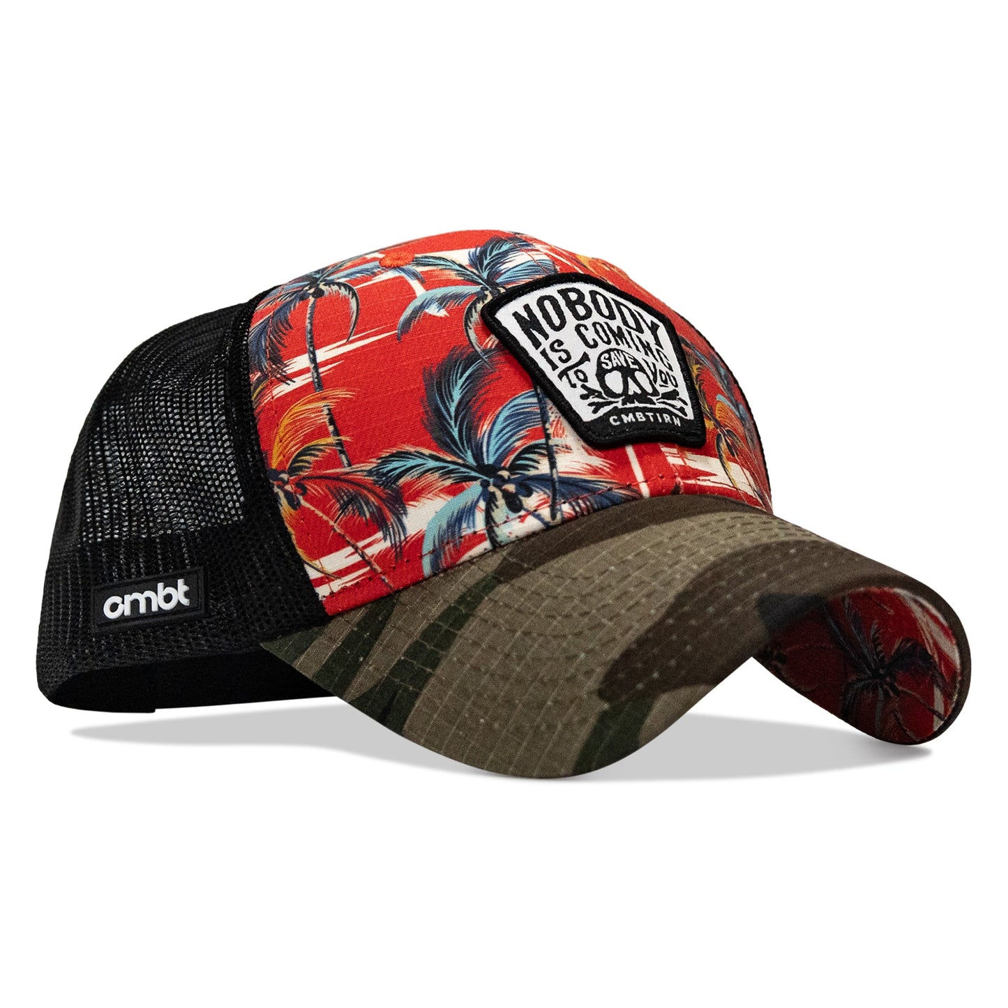 Nobody Is Coming To Save You Skull Patch Original Ripstop Snapback Hat