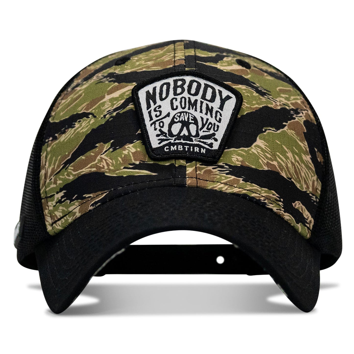 Nobody Is Coming To Save You Skull Patch Original Ripstop Snapback Hat