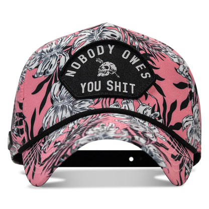 Nobody Owes You Shit Arched Patch Waterproof Weekender Snapback