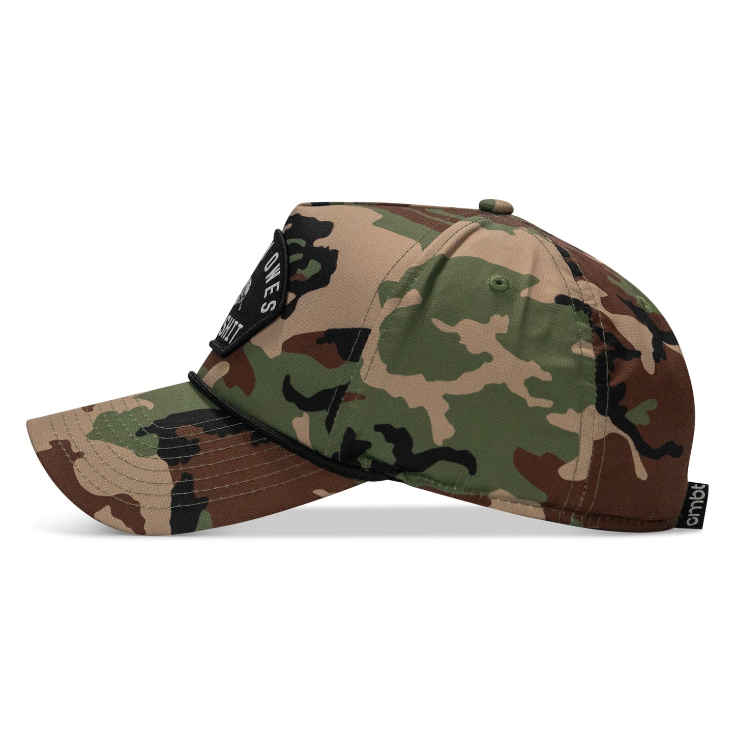 Nobody Owes You Shit Arched Patch Waterproof Weekender Snapback