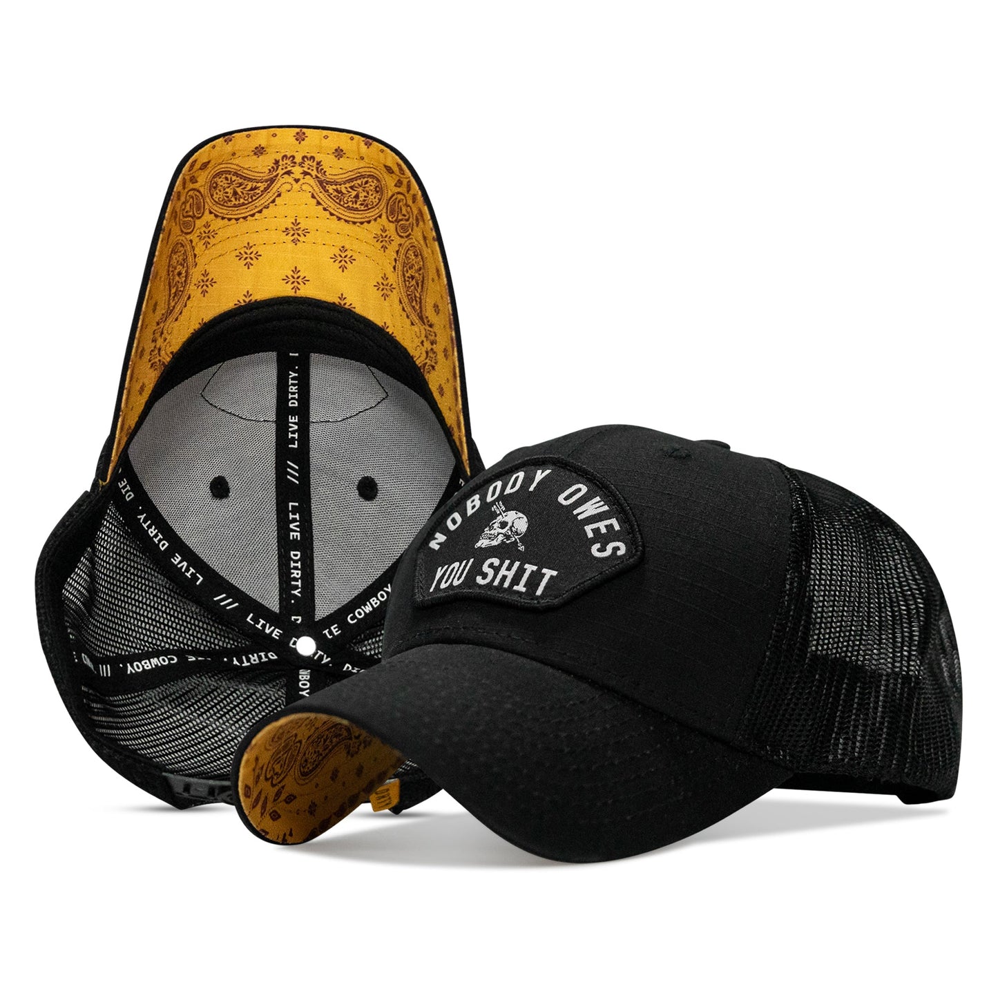 Nobody Owes You Shit Patch Original Ripstop Snapback Hat