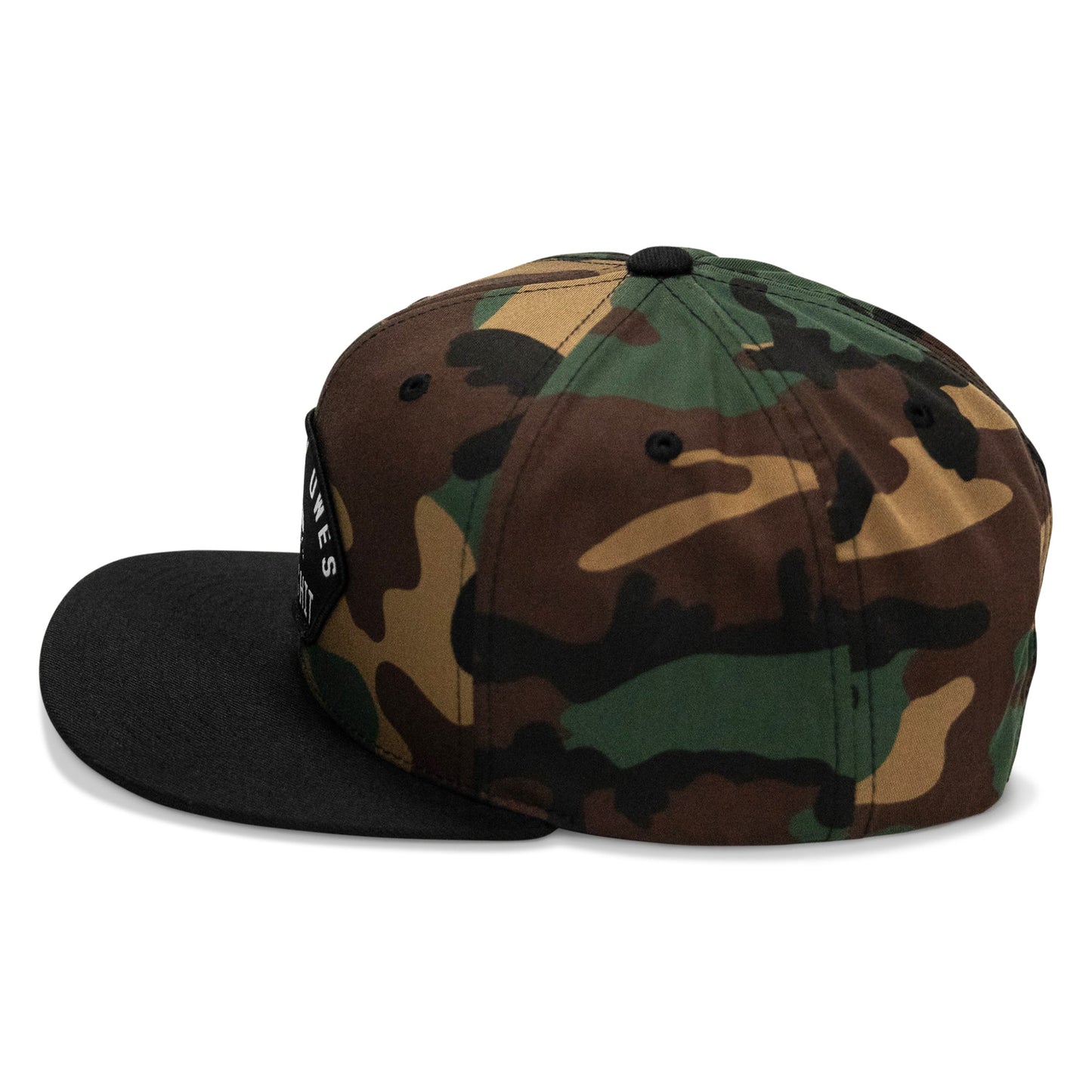Nobody Owes Your Shit Arched Patch Flatbill SnapBack Hat