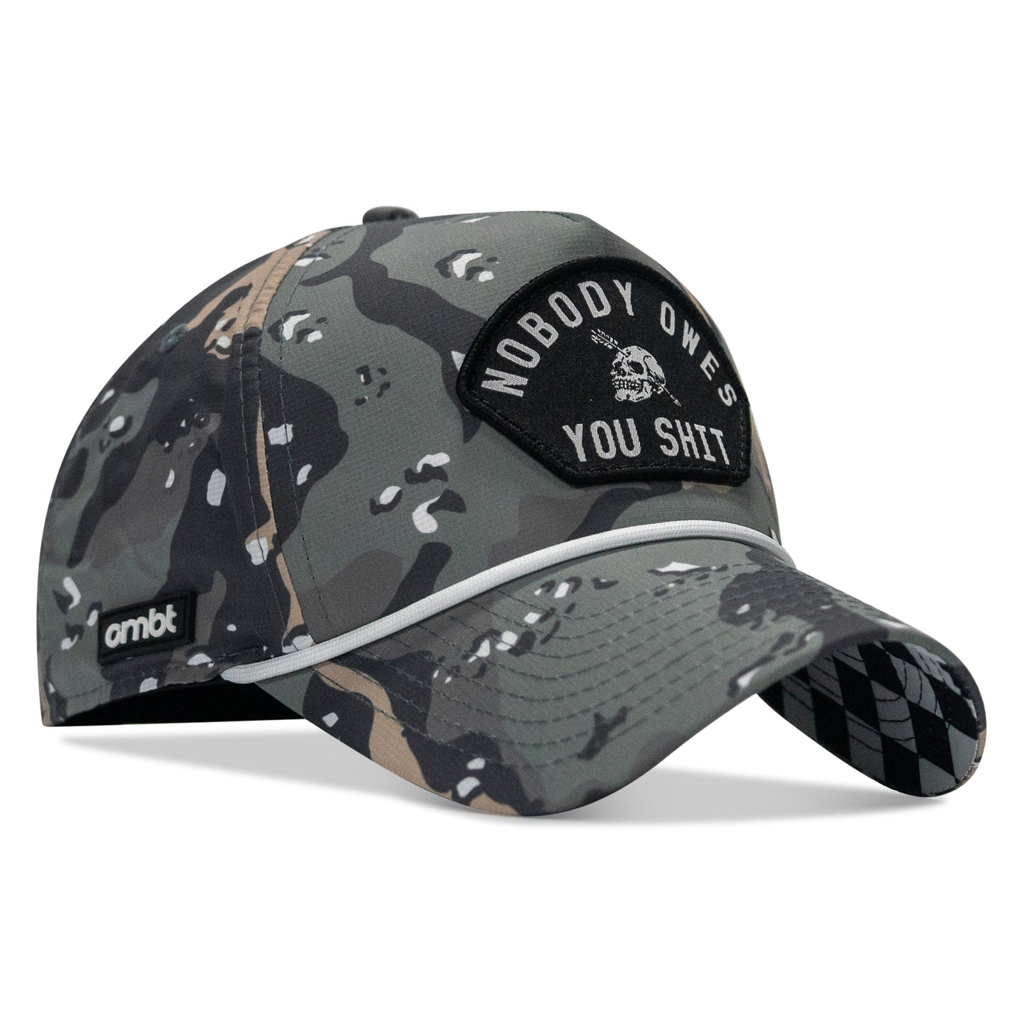 Nobody Owes You Shit Arched Patch Waterproof Weekender Snapback