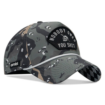 Nobody Owes You Shit Arched Patch Waterproof Weekender Snapback