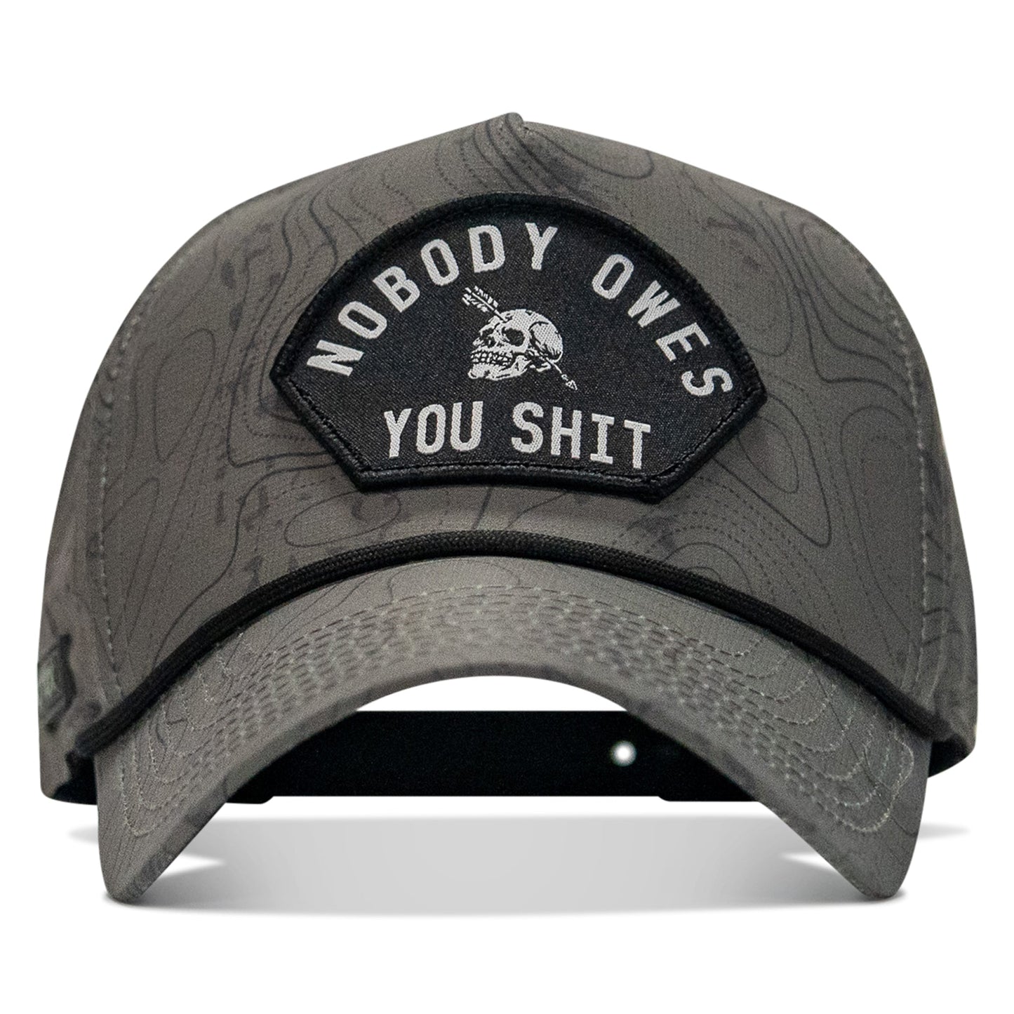 Nobody Owes You Shit Arched Patch Waterproof Weekender Snapback