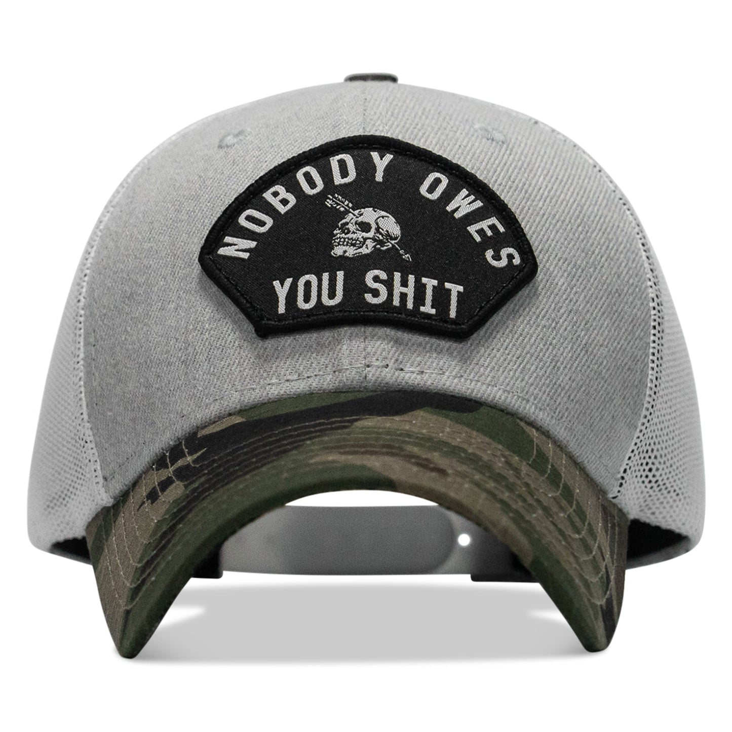 Nobody Owes You Shit Patch Original Ripstop Snapback Hat