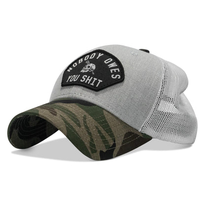Nobody Owes You Shit Patch Original Ripstop Snapback Hat