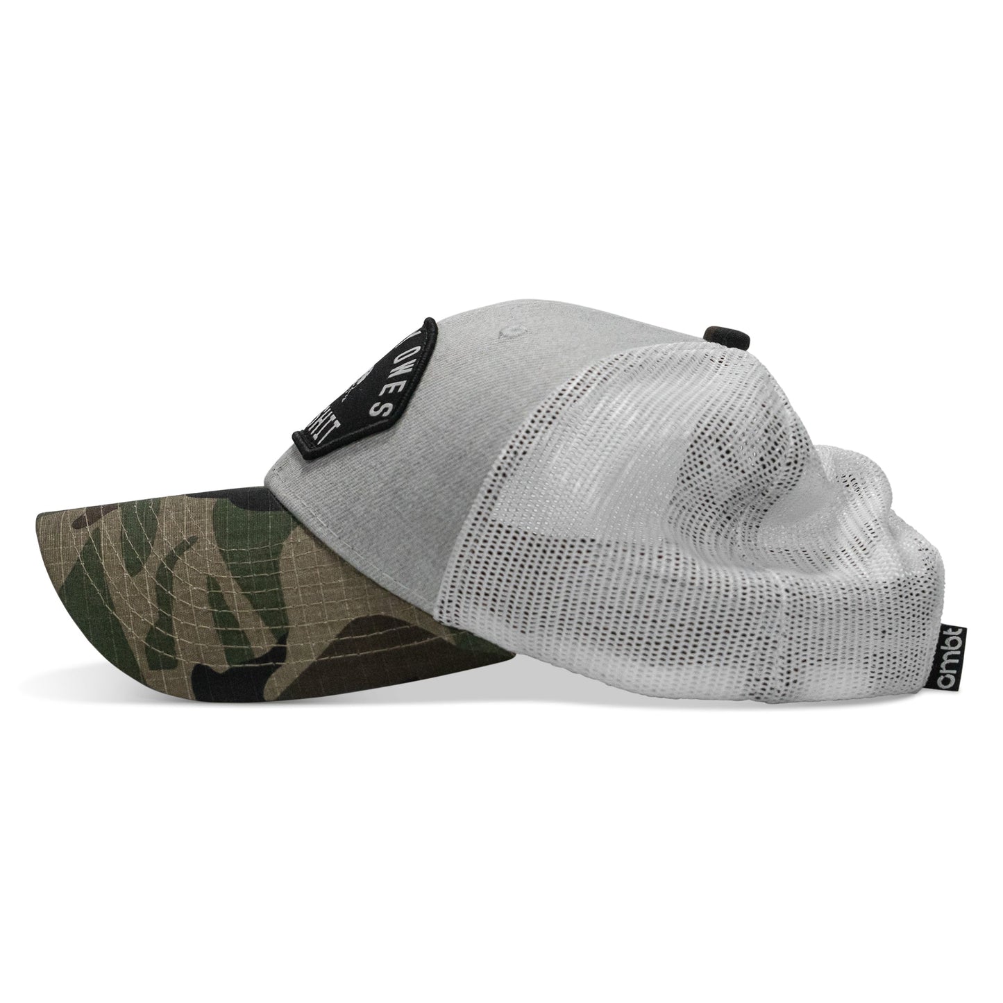 Nobody Owes You Shit Arched Skull Patch Snapback