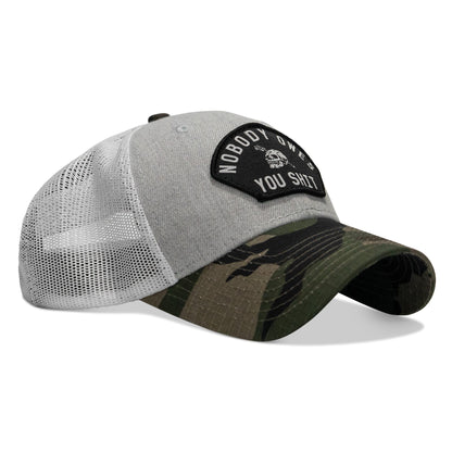 Nobody Owes You Shit Patch Original Ripstop Snapback Hat