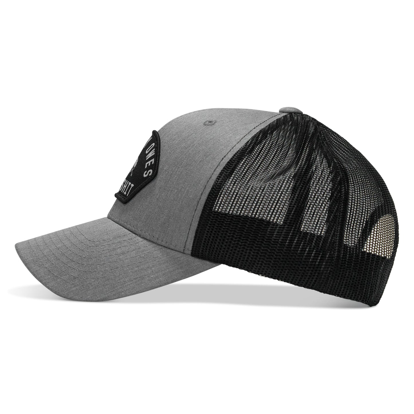 Nobody Owes You Shit Arched Skull Patch Snapback