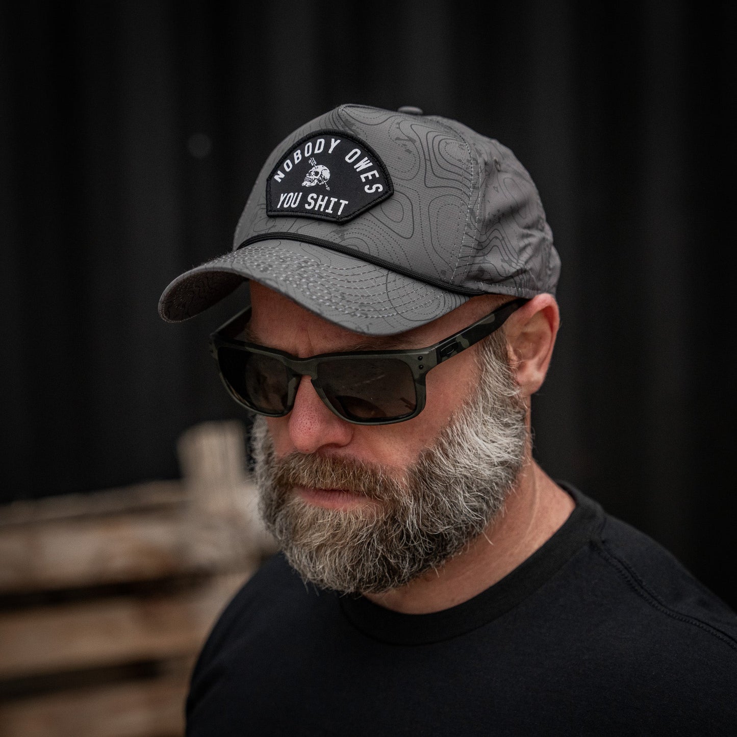 Nobody Owes You Shit Arched Patch Waterproof Weekender Snapback