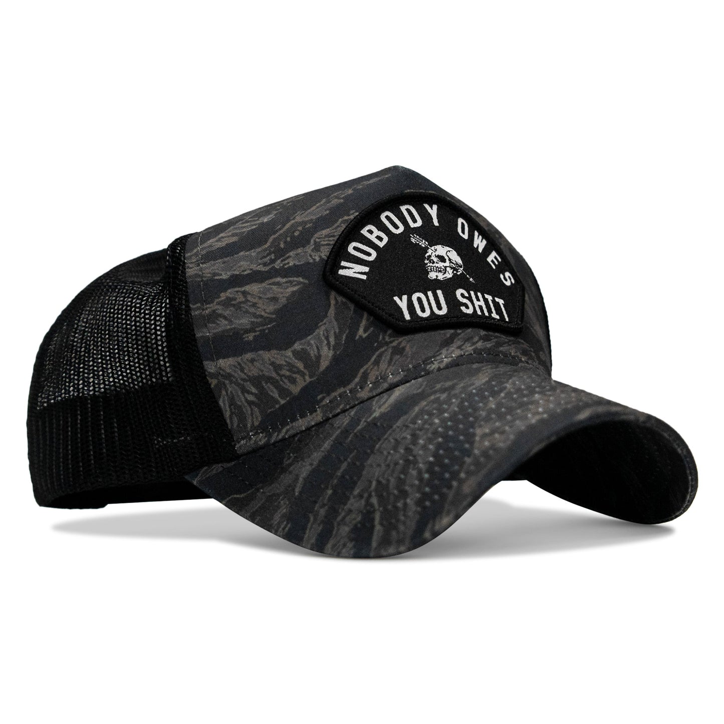 Nobody Owes You Shit Patch Five Panel Breacher Snapback Hat